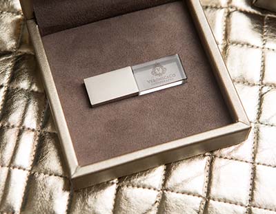 Photographer's Logo Branded on the USB